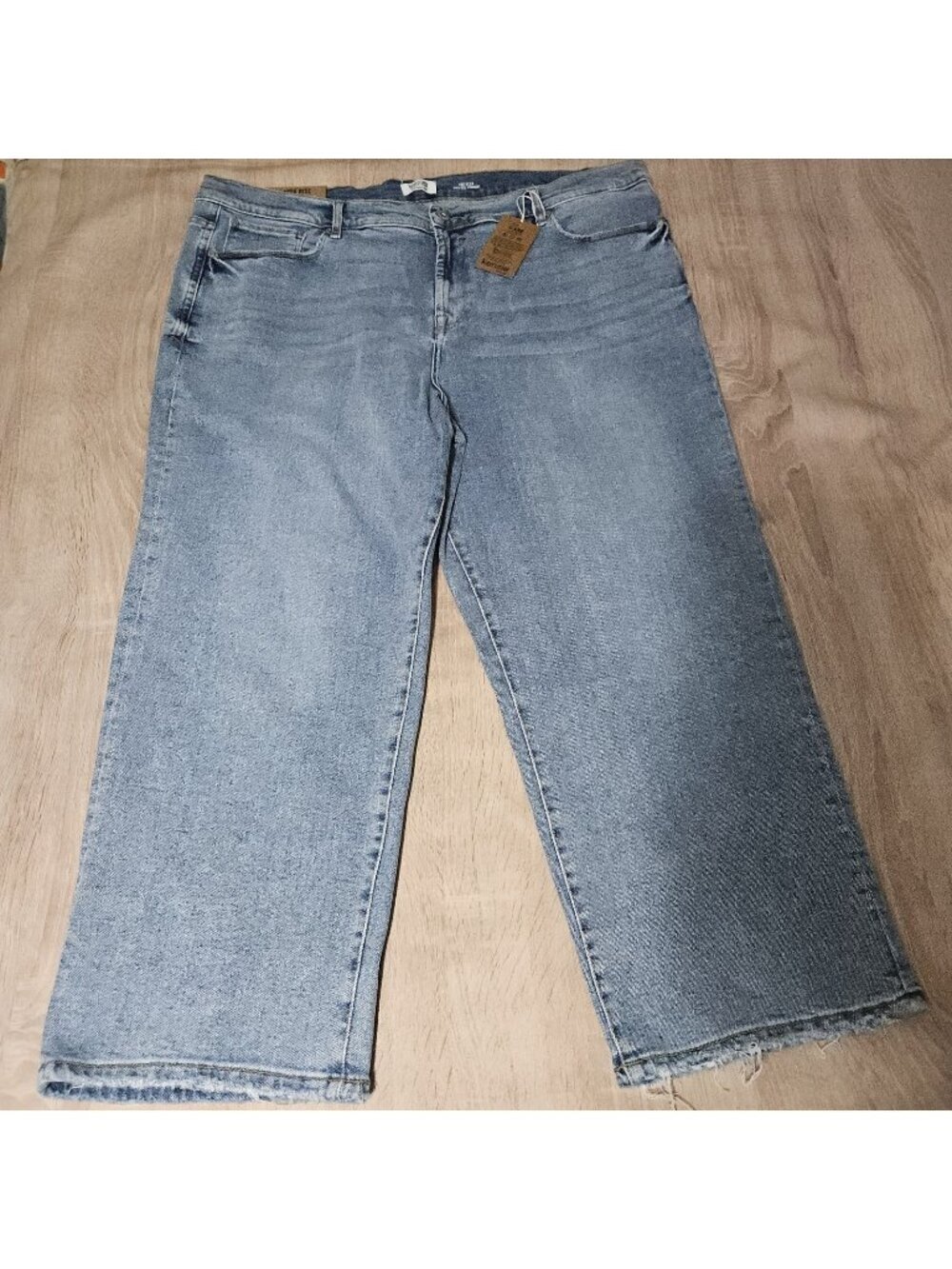 Kensie Jeans Plus Size 24 W The Ella High Rise Straight Marina Blue New